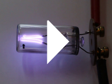 Watch a movie showing the starter glowing and the electrodes shorting (click to download)