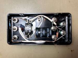 Picture of the inside of the rectifier filter box. (click to enlarge)