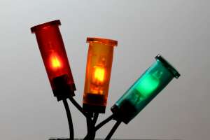 Three mains voltage indicator lamps with integrated ballast resistor. (click to enlarge)