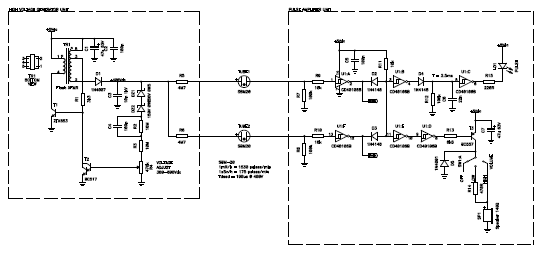 A twin tube Geiger counter