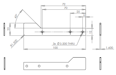 Detail drawing of the pad boards (click to enlarge)